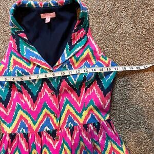 Lilly Pulitzer Sherlynn Dress in Hearts a Flutter Pattern.  Size 4